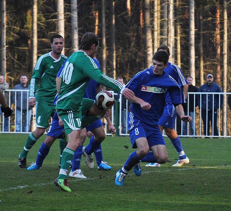 Podzimní derby mezi Tatranem a Strašecím - 1:2