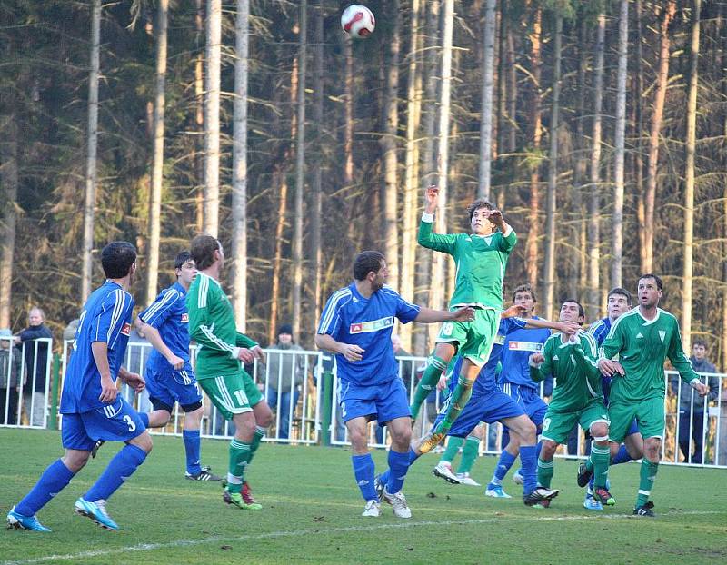 Podzimní derby mezi Tatranem a Strašecím - 1:2