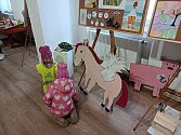 Výstava dětských prací jesenické základní a mateřské školy v jesenickém muzeu. Foto: Lenka Rodová