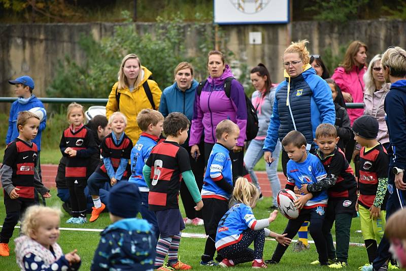 Na hřišti na Zátiší v Rakovníku se uskutečnil Dětský sportovní den, který uspořádali rakovničtí ragbisté.