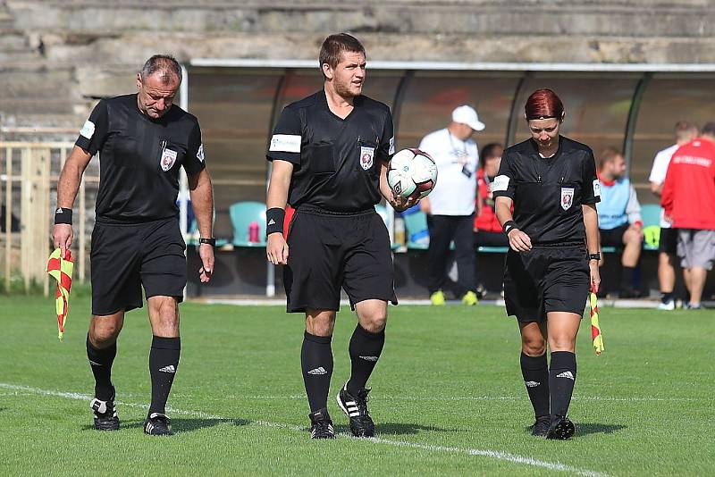 Z fotbalového utkání I.A třídy SK Rakovník B - Chlumec (0:3)