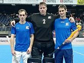 Rakovničtí pozemní hokejisté Tomáš Jahoda, Pavel Hraba a Martin Seemann získali s českou reprezentací na ME v Belgii páté místo