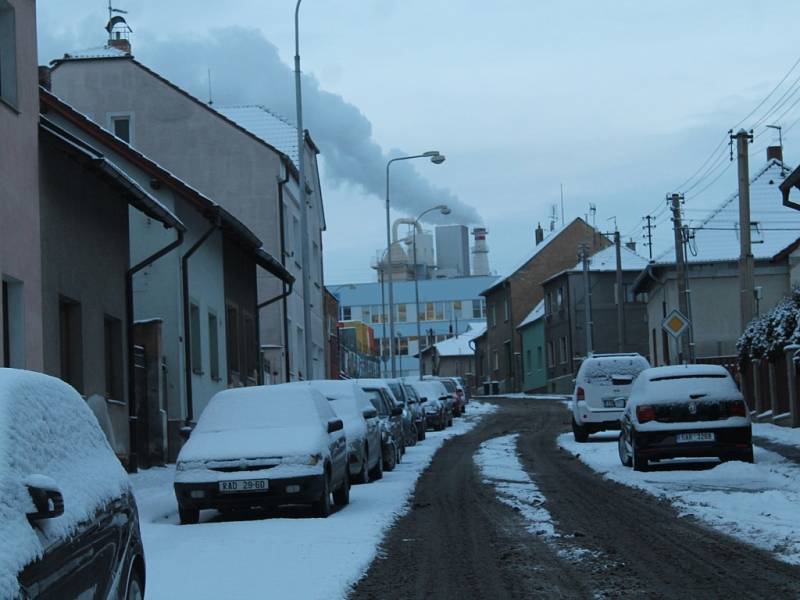Sníh v Rakovníku