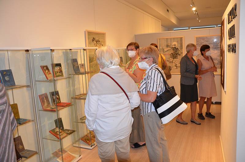 Slavnostní otevření stále expozice Viktora Olivy v novostrašecké galerii.