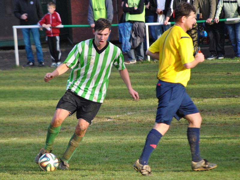 Hředle porazily v zápase podzimu Jesenici 1:0