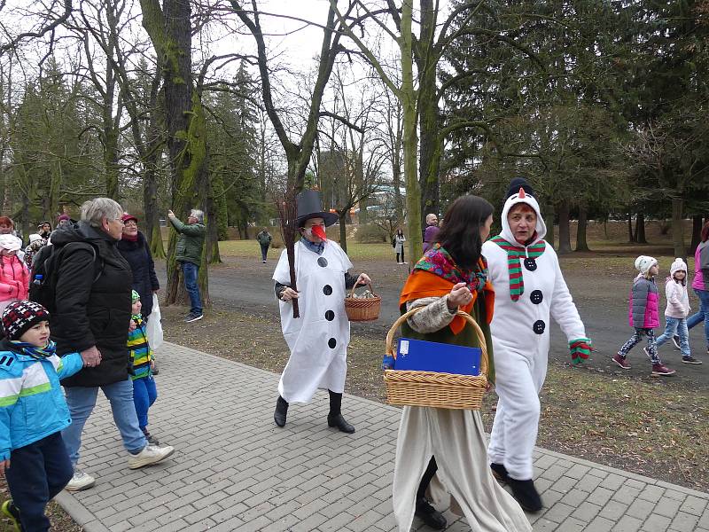 Hlavním tématem masopustu v Rakovníku byla zima.