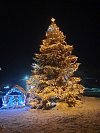 Vánoční strom v Čisté.
