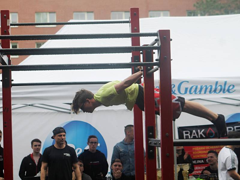 Pátý ročník Street workout Battle v Čermákových sadech.