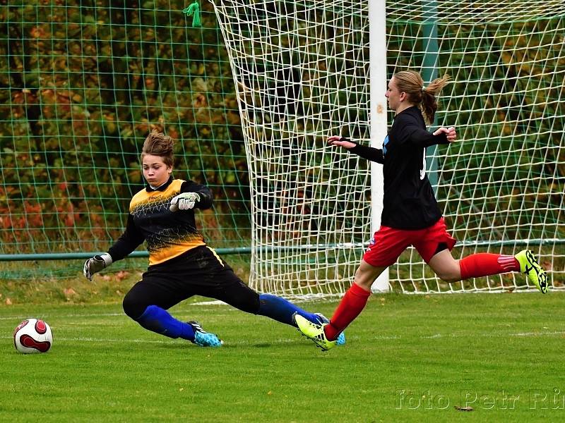 Fotbalistky Lvic z Pavlíkova zdolaly Vědomice 3:1.