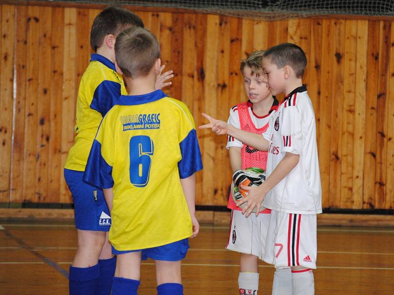 Turnaj přípravek v Rakovnické hale (leden 2015)