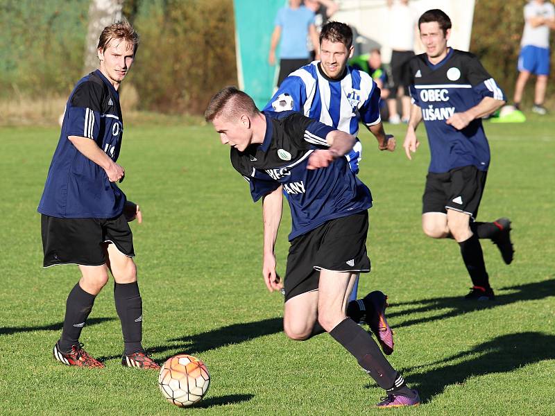 Fotbalisté Lišan v 8. kole okresního přeboru porazili Lány po pokutových kopech. V základní hrací době skončil duel 2:2.