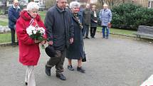 Položení květin u pomníku T.G. Masaryka v Rakovníku