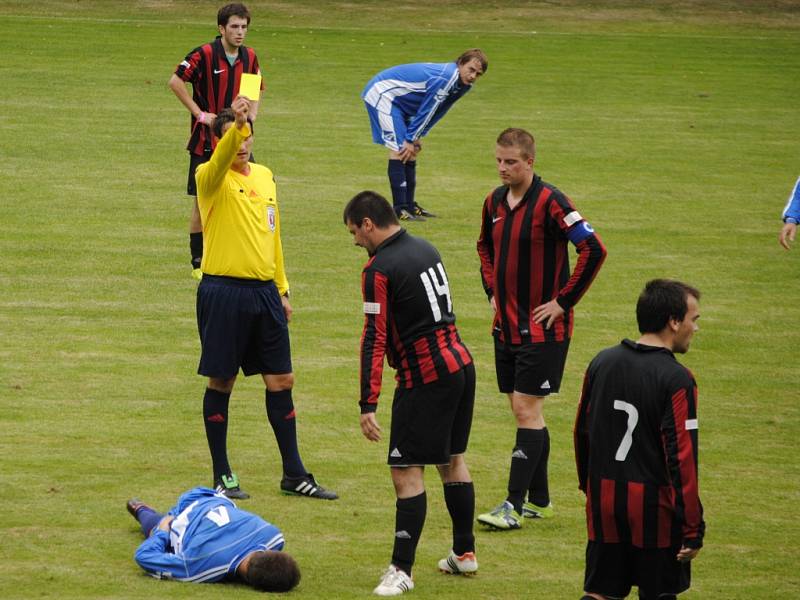 Sokol Pustověty - Baník Lubná 2:1 (2:1) - III. třída - podzim 2015