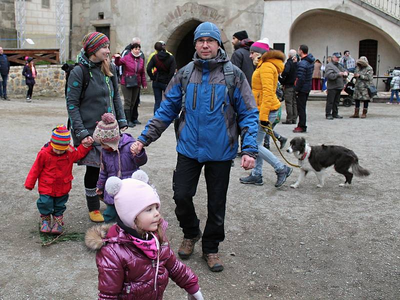 Z Královského adventu na hradě Křivoklát.