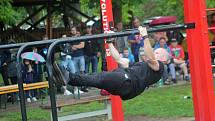 Pátý ročník Street workout Battle v Čermákových sadech.