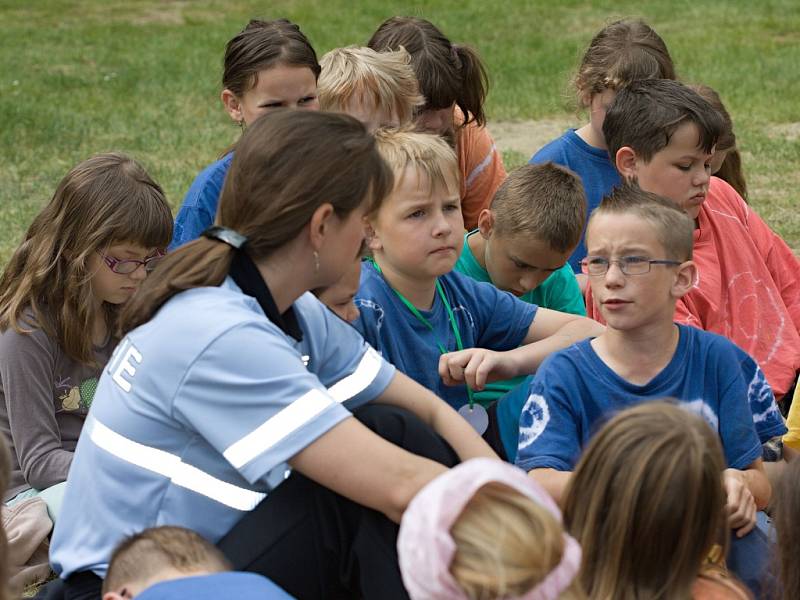 Policisté na Račím hradě