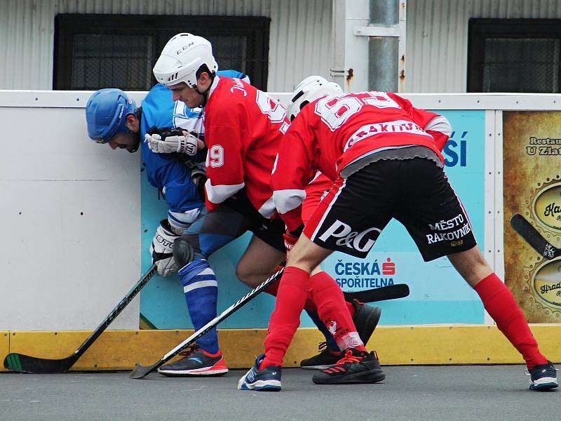 Hokejbalisté HBC Rakovník prohráli s Letohradem až po penaltách, když v základní hrací době skončil duel nerozhodně 2:2.