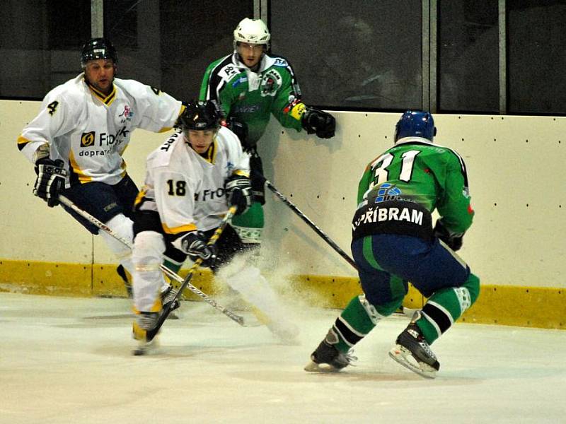 Rakovničtí hokejisté porazili Příbram 6:5 na svém ledě a zahrají si finále play off