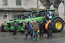 Ve čtvrtek 22. února protestovaly proti politice EU stovky zemědělců