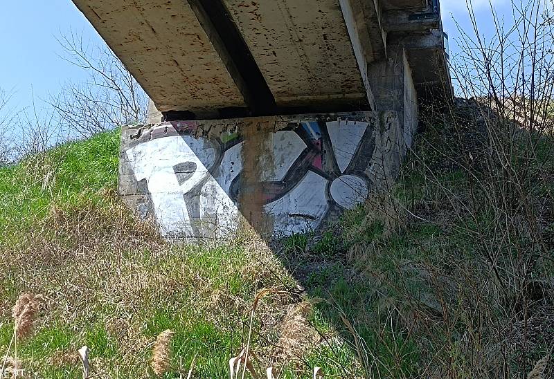 Graffiti v Rakovníku.
