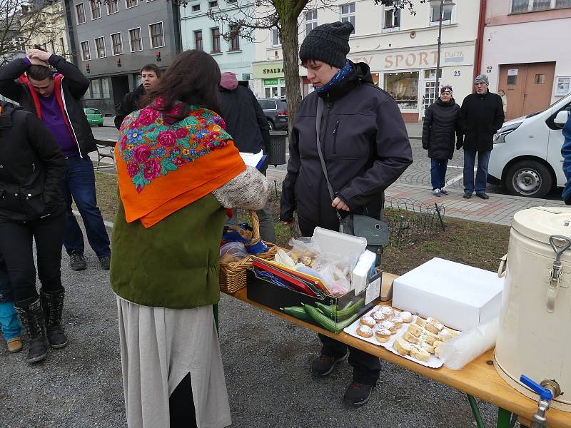 Hlavním tématem masopustu v Rakovníku byla zima.