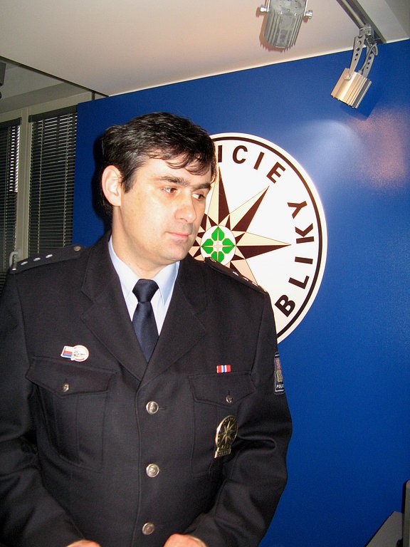 Tiskový mluvčí rakovnické policie René Černý