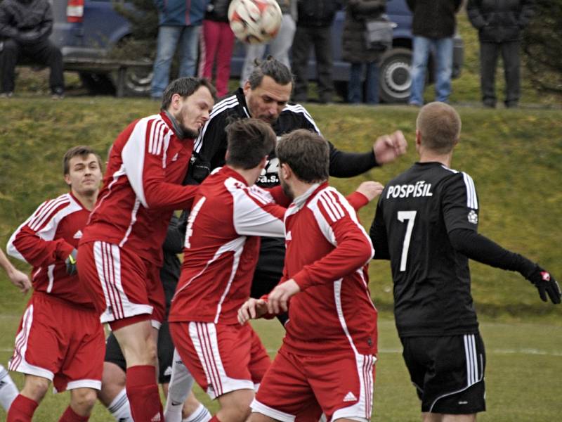 Zavidov ve svém druhém jarním vystoupení prohrál s týmem Zbuzany 2:3 (0:1)