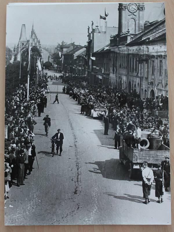 Příjezd Rudé armády do Rakovníka 9. květen 1945