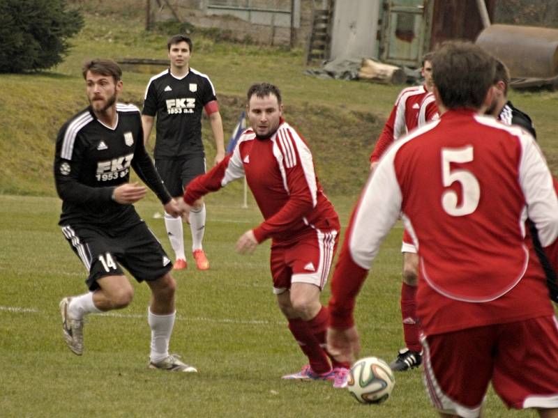 Zavidov ve svém druhém jarním vystoupení prohrál s týmem Zbuzany 2:3 (0:1)