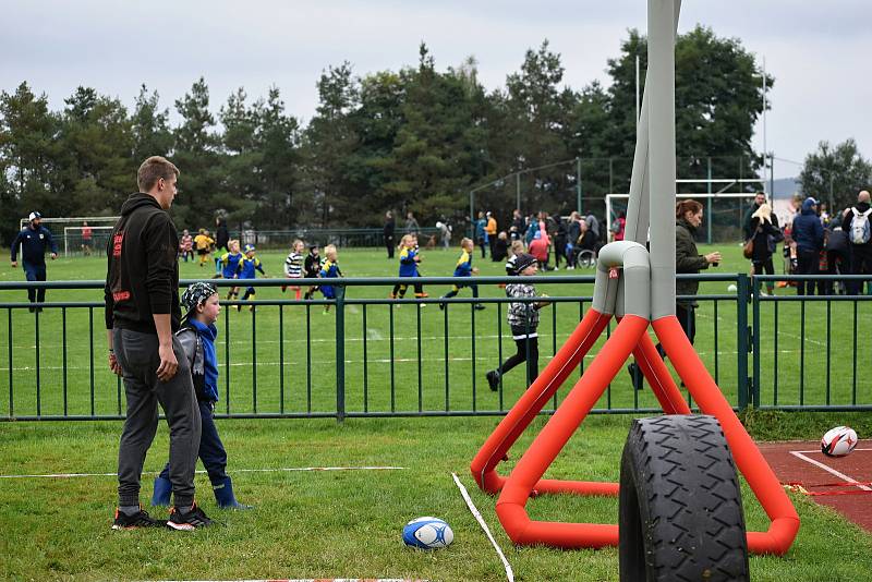 Na hřišti na Zátiší v Rakovníku se uskutečnil Dětský sportovní den, který uspořádali rakovničtí ragbisté.