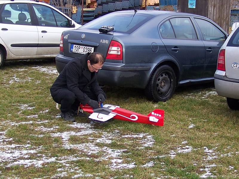 Novoroční polétání na rakovnickém letišti