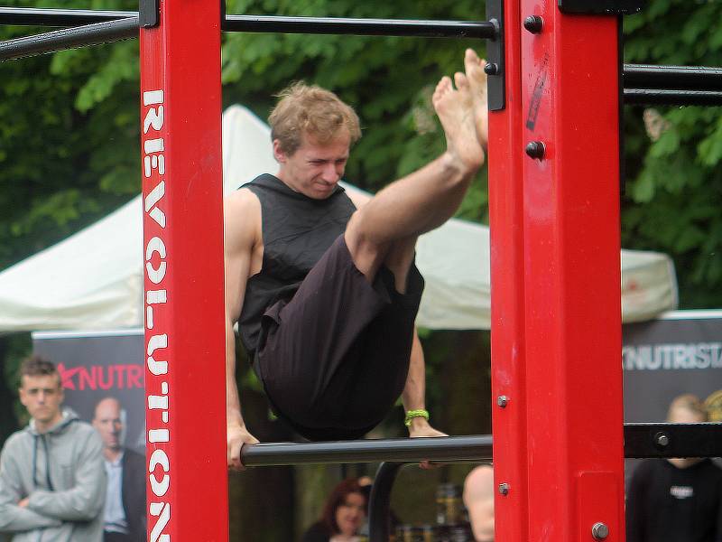 Pátý ročník Street workout Battle v Čermákových sadech.