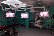 Centrální operační sály v rakovnické nemocnici.