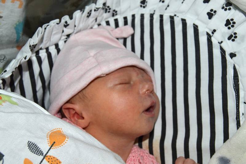 TAMARA CIENIK, PRAHA. Narodila se 1. dubna 2018. Po porodu vážila 3,1 kg a měřila 50 cm. Rodiče jsou Maria a Juraj.