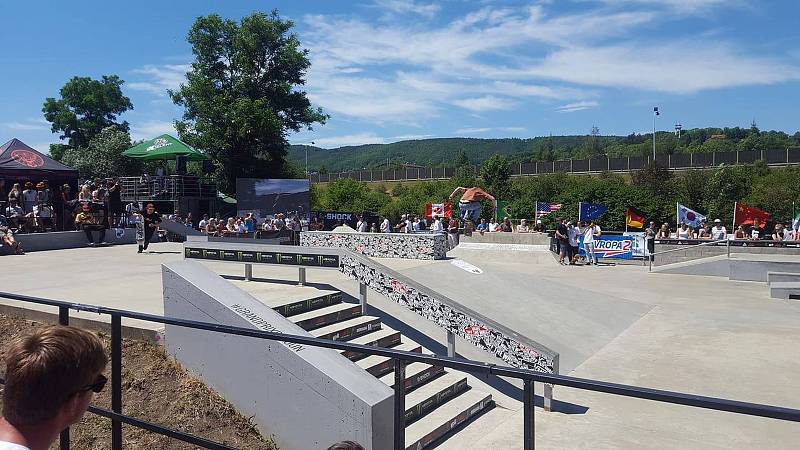 Rakovnický skateboardista Ondřej Jaroš alias Jary si na světovém poháru Grand Prix střihl Best trik.