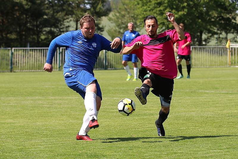 Z fotbalového utkání krajské I.B třídy Tatran Rakovník B - SK Lány (6:0)