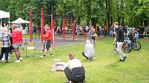 Pátý ročník Street workout Battle v Čermákových sadech.