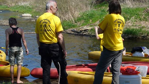 Čistá Berounka v roce 2010.