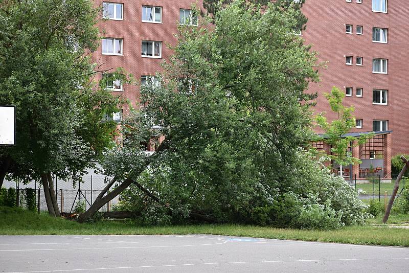 Bouře na Rakovnicku.