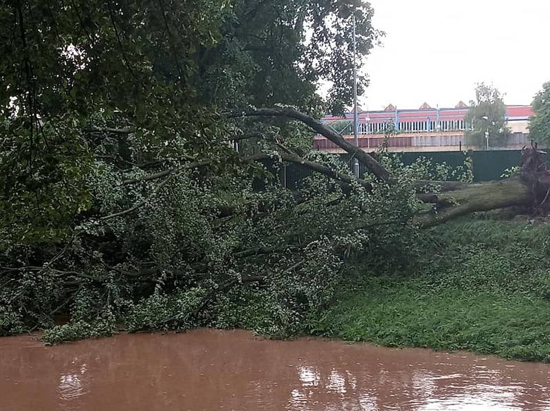 Bouře na Rakovnicku.