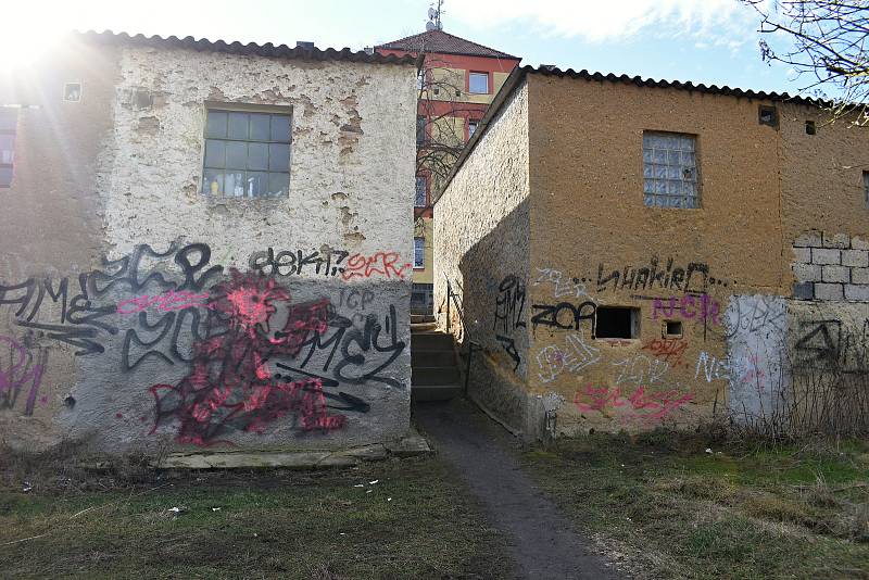 Graffiti v Rakovníku.