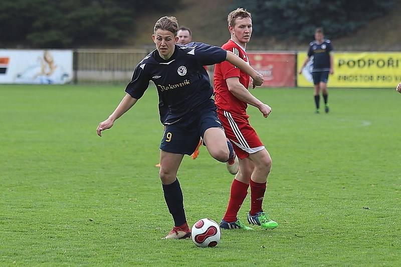 Z fotbalového utkání I.B třídy SK Rakovník B - Zavidov (3:3, PK 3:2)