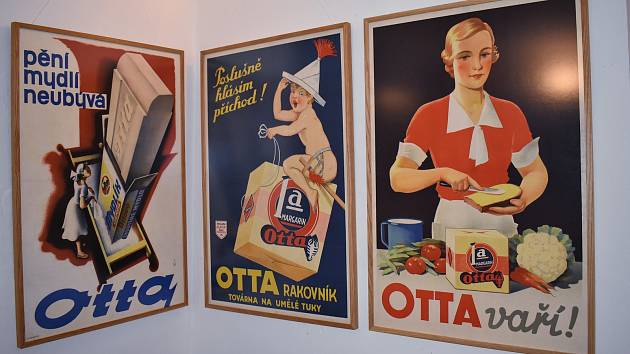 Výstava firmy Otta v Galerii Samson Cafeé v Rakovníku.