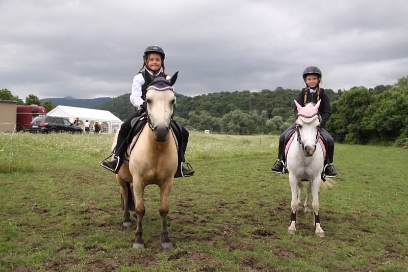 Národních soutěží Working Equitation ve Rtyni nad Bílinou se zúčastnili i koně a jezdci hředelského Jezdeckého klubu Spongilit.