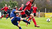 Fotbalisté Olešné zdolali v závěrečném podzimním kole okresního přeboru Jesenici 3:2.