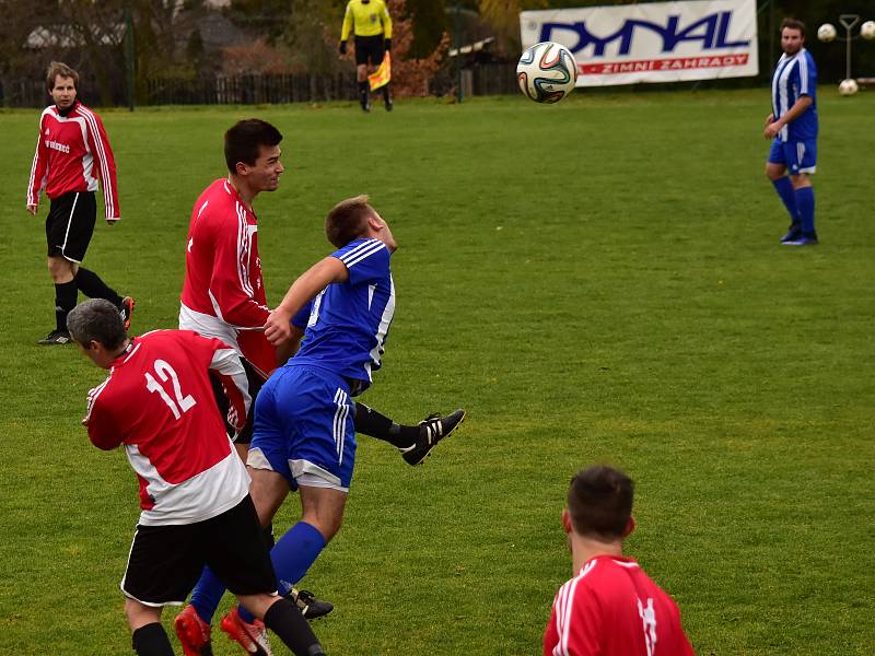 Fotbalisté Zavidova si v závěrečném podzimním kole I. A třídy poradili i s vedoucí Hřebčí.