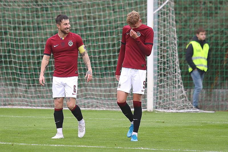 Z fotbalového utkání ČFL Sparta Praha B - SK Rakovník (3:0)