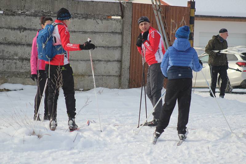 Areály nad Těškovem a u Strašic obsadily během mrazivého stovky běžkařů