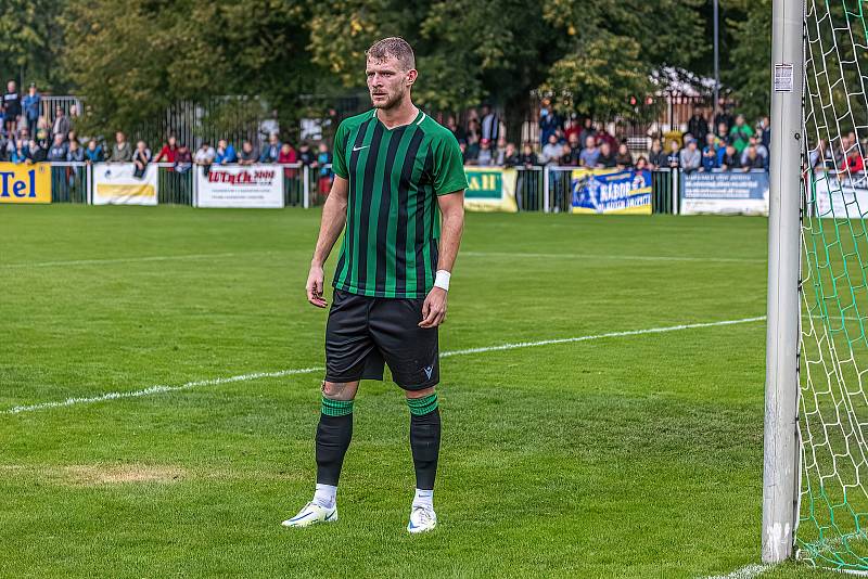 FC Rokycany (fotbalisté v zelených dresech), ilustrační snímek.