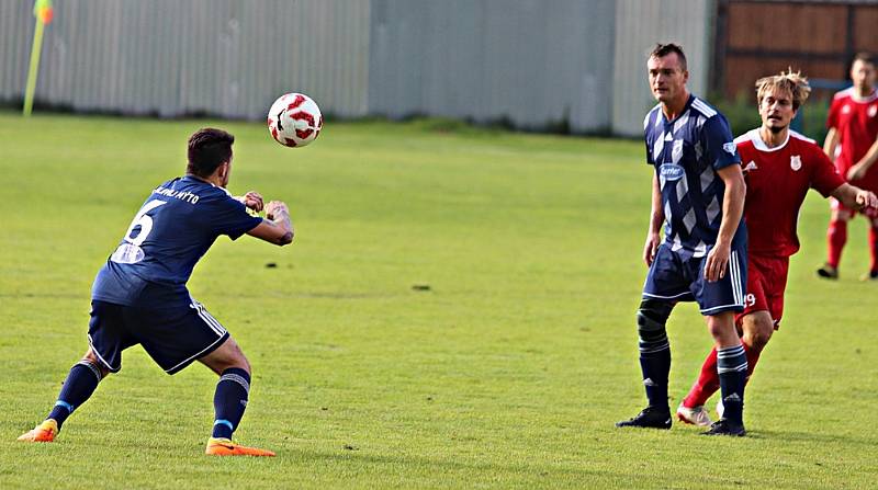 Vzájemný duel obou zástupců Rokycanska v krajském přeboru skončil 1:1.